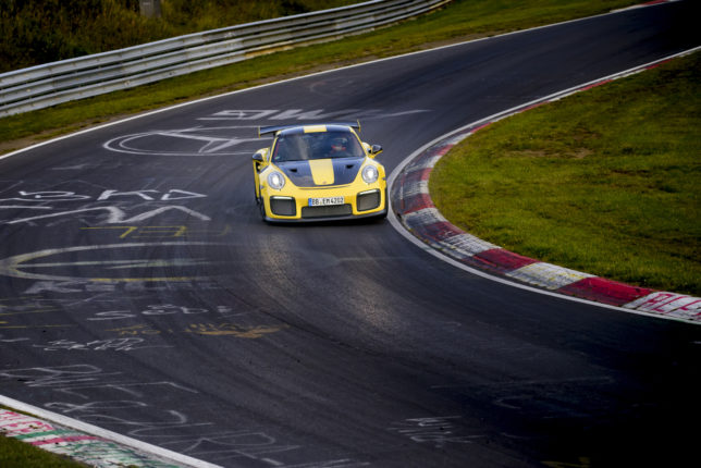 Porsche 911 GT2 RS record Nürburgring